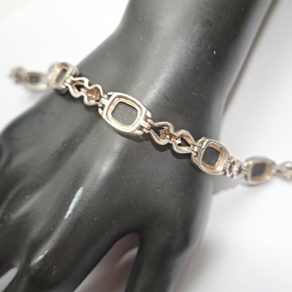 Sterling & Opal Bracelet - Picture 3 of 3